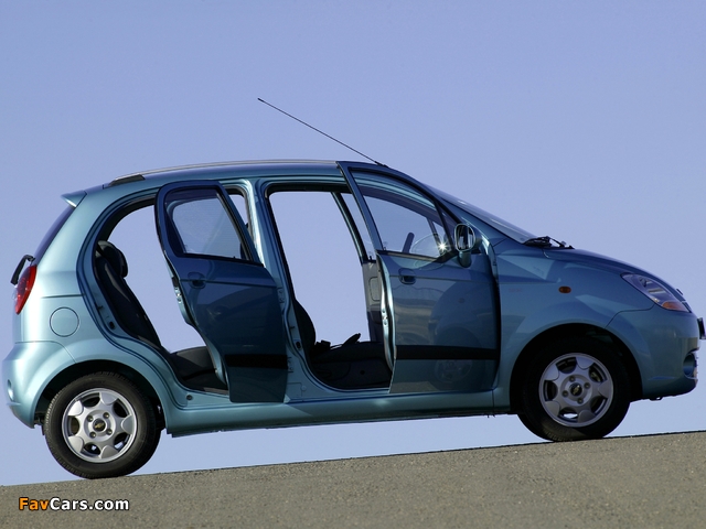 Chevrolet Matiz (M200) 2005–07 images (640 x 480)