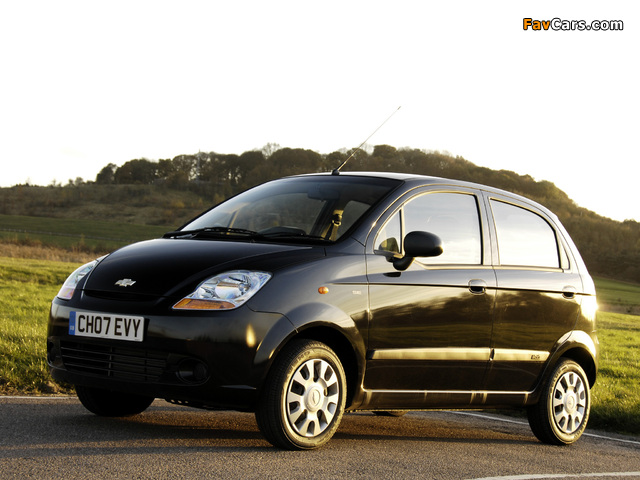 Chevrolet Matiz UK-spec (M200) 2005–07 wallpapers (640 x 480)