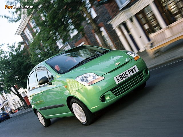 Chevrolet Matiz UK-spec (M200) 2005–07 wallpapers (640 x 480)