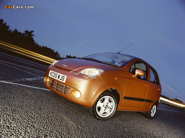 Pictures of Chevrolet Matiz UK-spec (M200) 2005–07 (640 x 480)