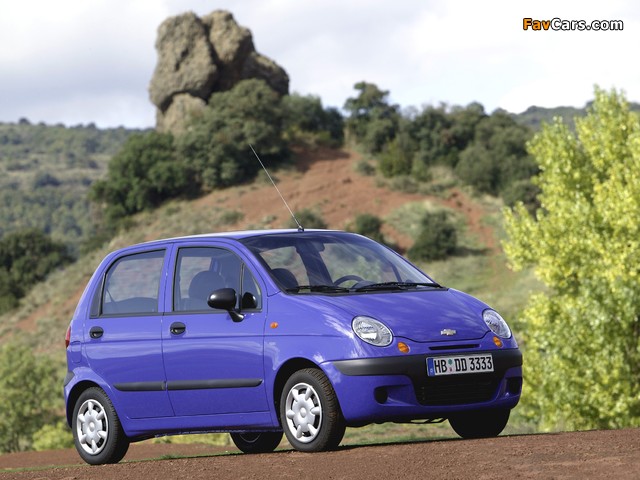 Chevrolet Matiz (M150) 2004–05 wallpapers (640 x 480)