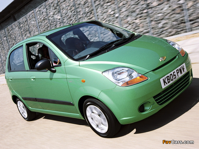 Chevrolet Matiz UK-spec (M200) 2005–07 wallpapers (640 x 480)