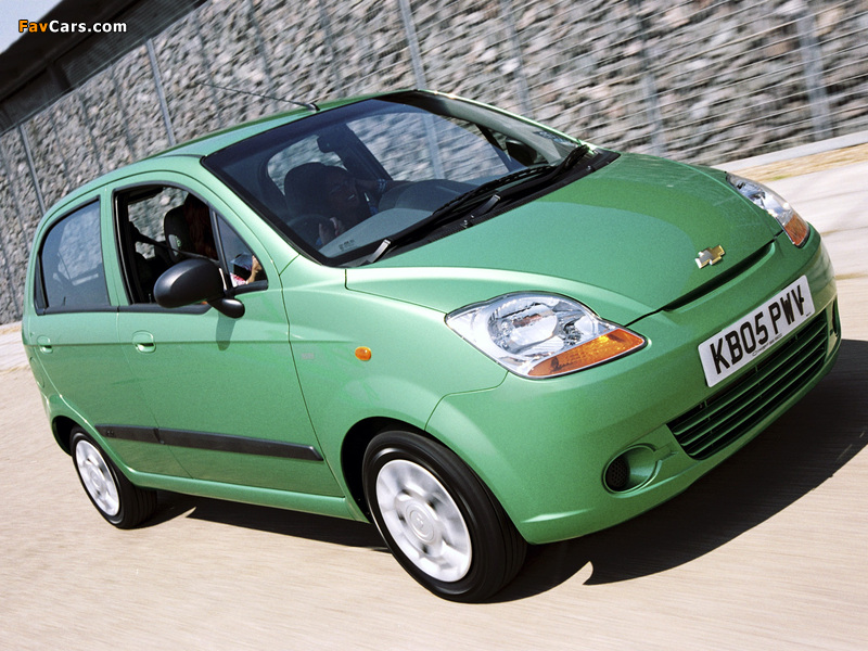 Chevrolet Matiz UK-spec (M200) 2005–07 wallpapers (800 x 600)