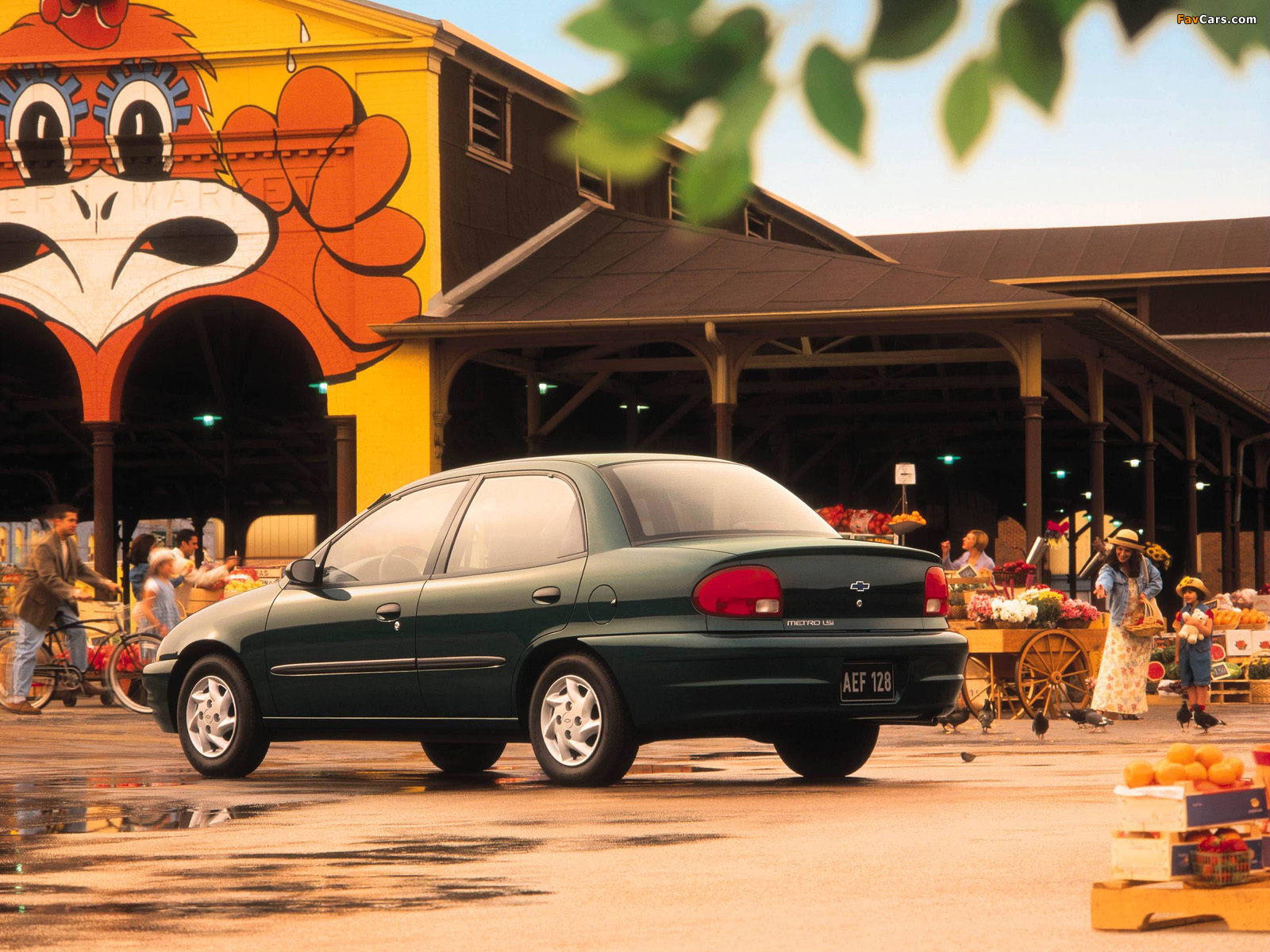 Images of Chevrolet Metro Sedan 1998–2001 (1600 x 1200)
