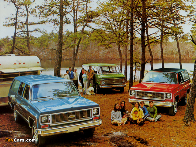 Chevrolet Suburban & Sportvan & Blazer 1973 photos (640 x 480)