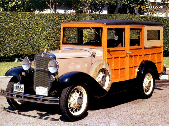 Chevrolet Model AE Woody Station Wagon 1931 photos (640 x 480)