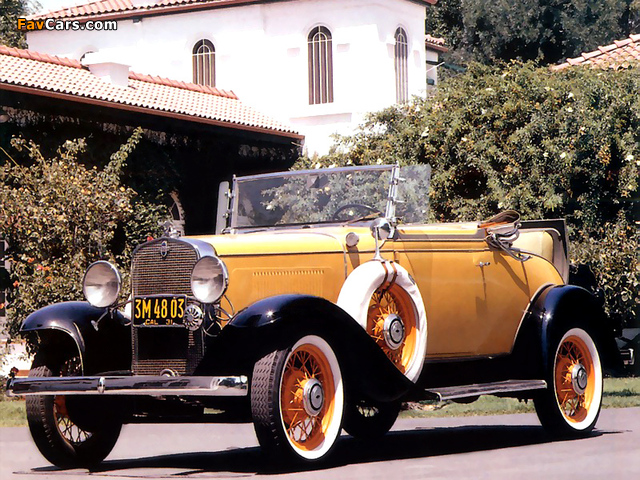 Chevrolet Model AE Sport Roadster 1931 wallpapers (640 x 480)