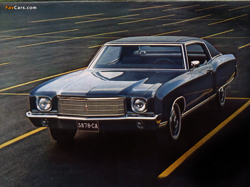 Chevrolet Monte Carlo (138-57) 1970 photos (800 x 600)