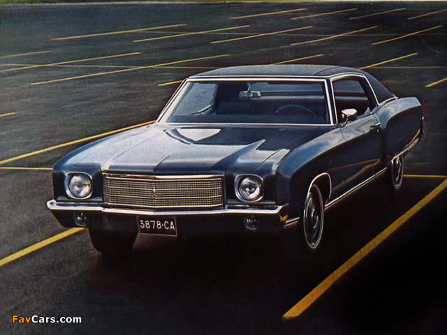 Chevrolet Monte Carlo (138-57) 1970 photos (640 x 480)