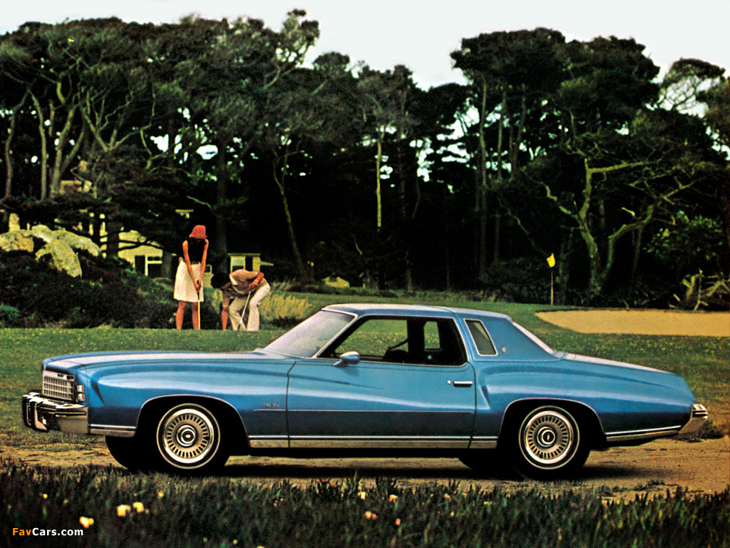 Chevrolet Monte Carlo Landau Coupe 1974 wallpapers (1024 x 768)