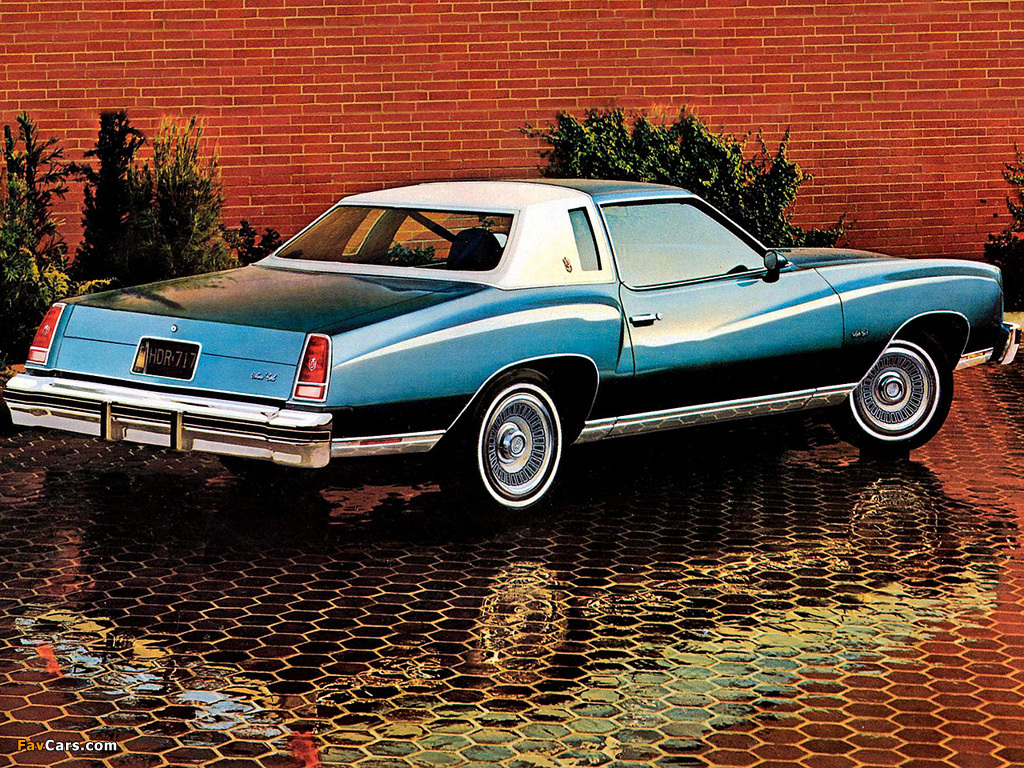 Chevrolet Monte Carlo Landau Coupe 1976 pictures (1024 x 768)