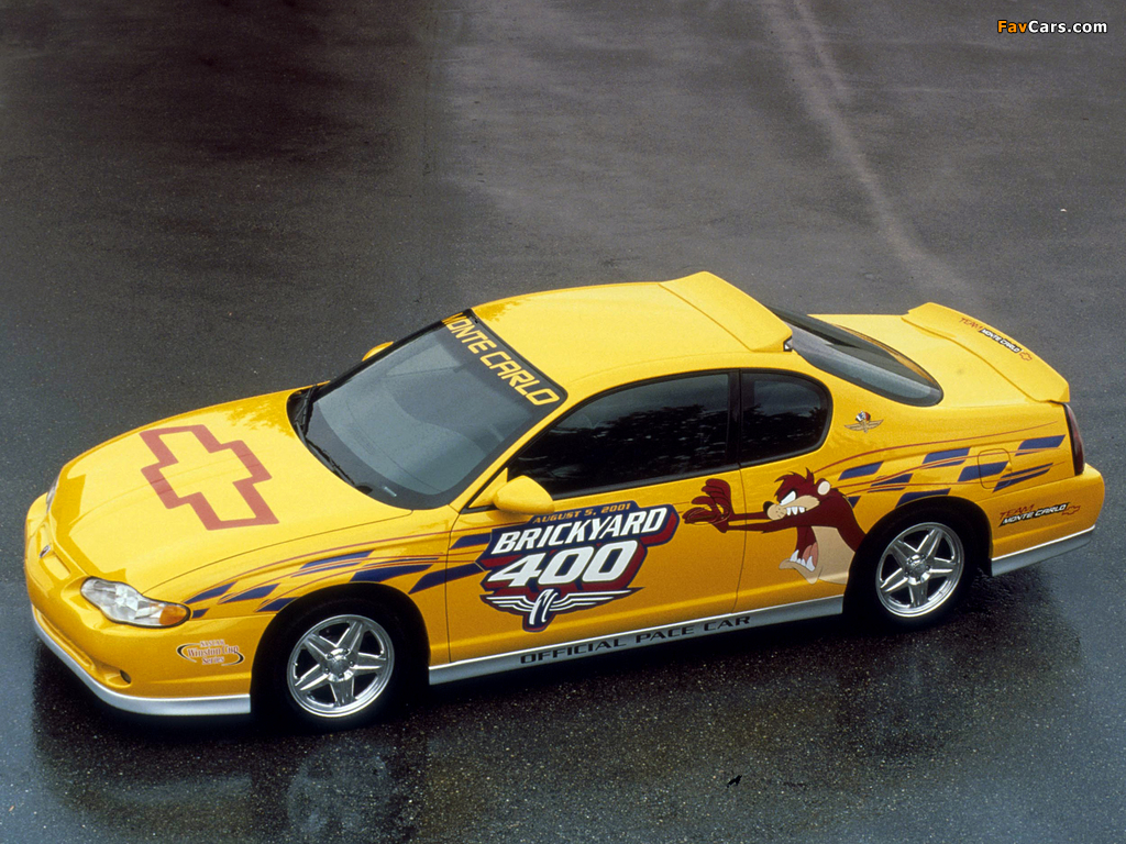 Chevrolet Monte Carlo Brickyard 400 Pace Car 2001 wallpapers (1024 x 768)