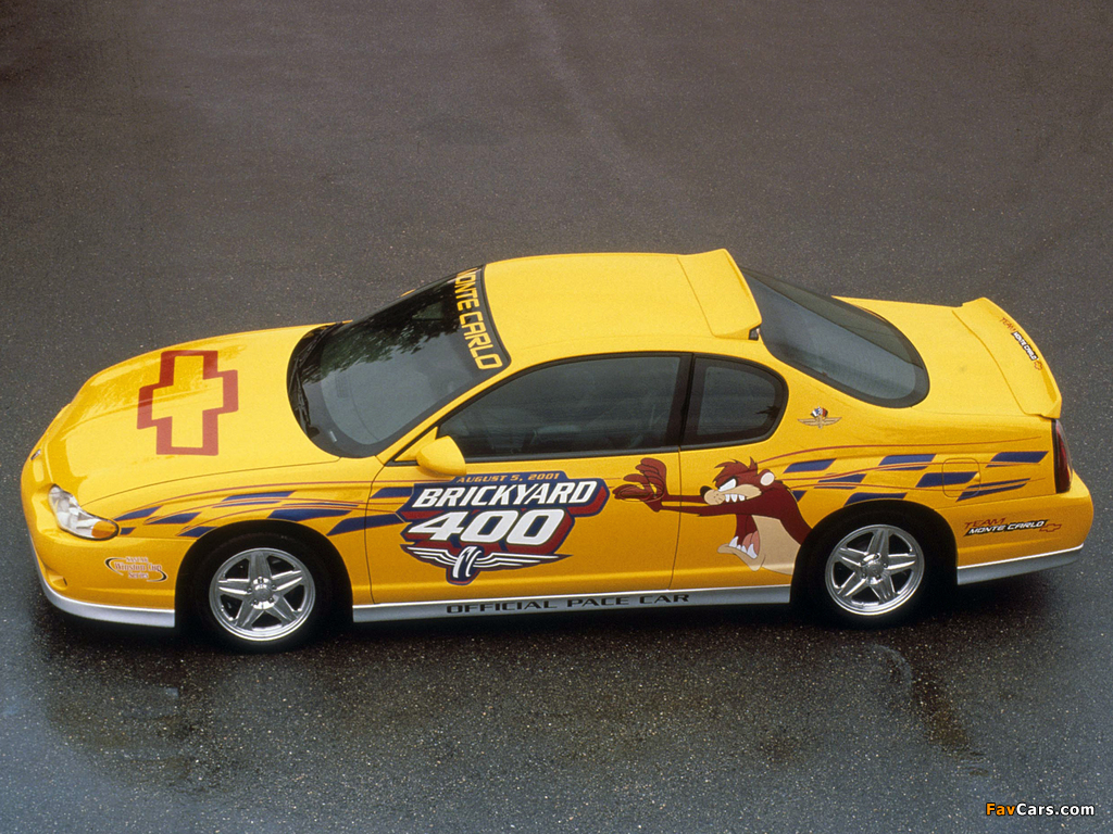 Chevrolet Monte Carlo Brickyard 400 Pace Car 2001 wallpapers (1024 x 768)