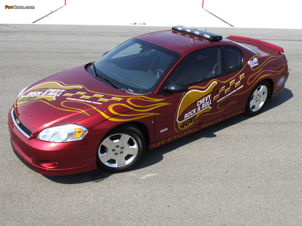 Chevrolet Monte Carlo NASCAR Nextel Pace Car 2006 photos (1024 x 768)