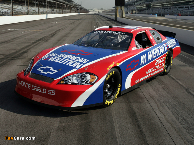 Chevrolet Monte Carlo SS NASCAR Nextel Cup Series Race Car 2006–07 wallpapers (640 x 480)