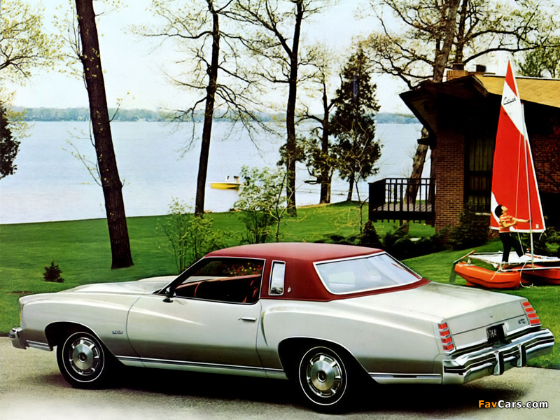 Chevrolet Monte Carlo Coupe 1975 pictures (800 x 600)