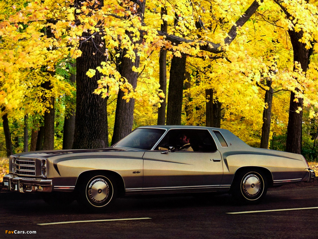 Chevrolet Monte Carlo Coupe 1976 wallpapers (1024 x 768)