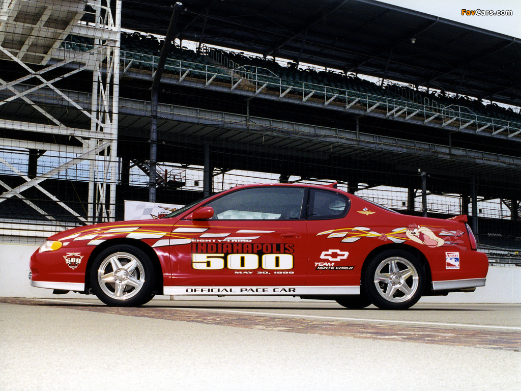 Chevrolet Monte Carlo Indy 500 Pace Car 1999 wallpapers (1024 x 768)