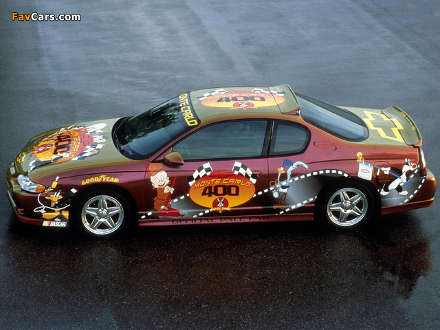 Chevrolet Monte Carlo 400 with Looney Tunes Pace Car 2001 pictures (640 x 480)