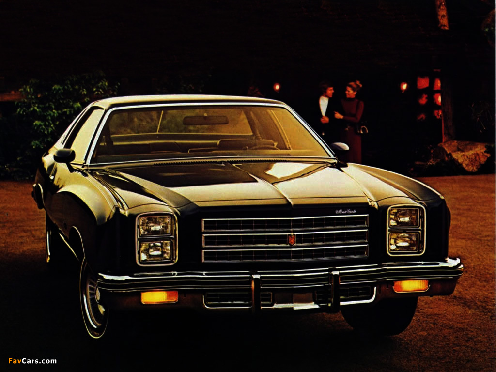 Images of Chevrolet Monte Carlo Landau Coupe 1976 (1024 x 768)