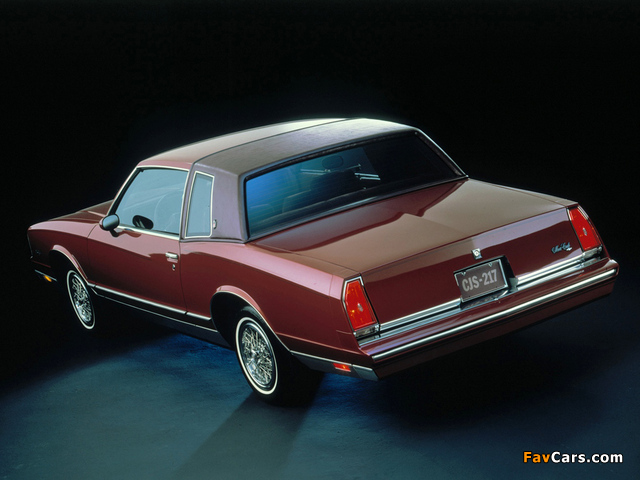 Images of Chevrolet Monte Carlo 1981–85 (640 x 480)