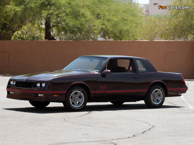 Images of Chevrolet Monte Carlo SS 1986–88 (640 x 480)