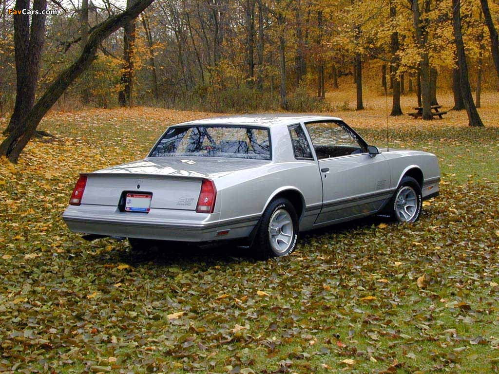 Images of Chevrolet Monte Carlo SS 1986–88 (1024 x 768)
