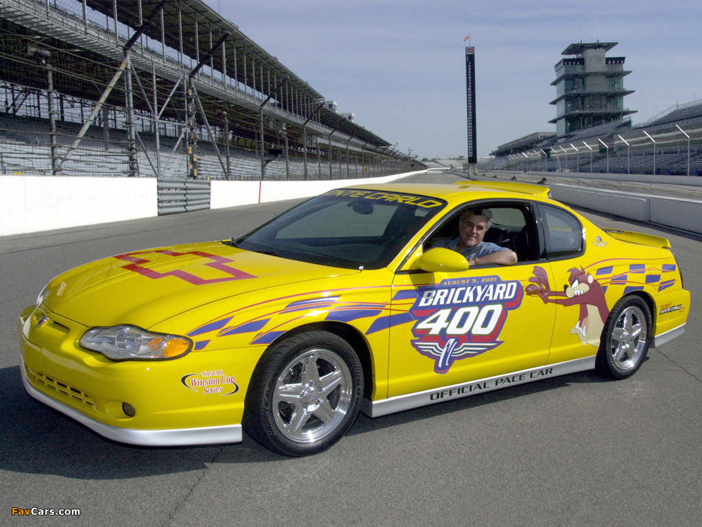 Images of Chevrolet Monte Carlo Brickyard 400 Pace Car 2001 (1024 x 768)