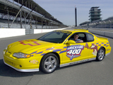 Images of Chevrolet Monte Carlo Brickyard 400 Pace Car 2001