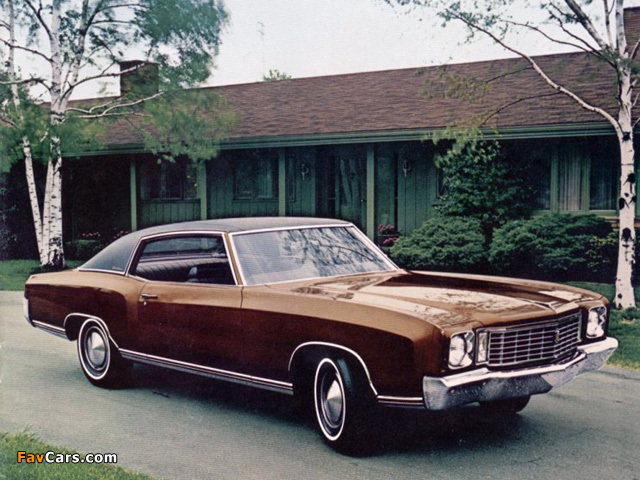 Photos of Chevrolet Monte Carlo 1972 (640 x 480)