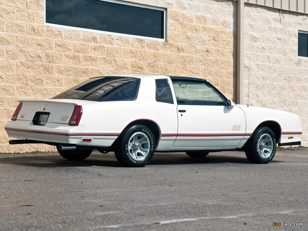 Photos of Chevrolet Monte Carlo SS Aerocoupe 1987 (1024 x 768)