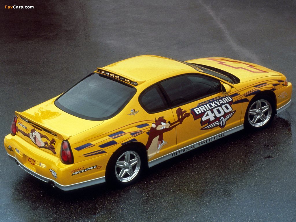 Photos of Chevrolet Monte Carlo Brickyard 400 Pace Car 2001 (1024 x 768)