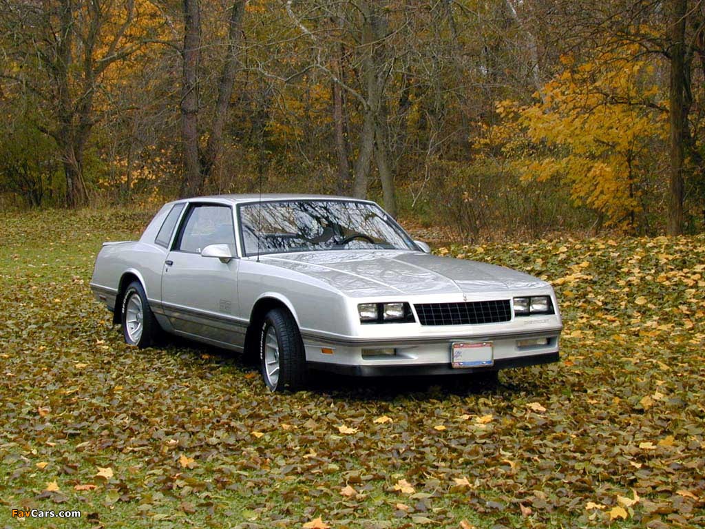 Photos of Chevrolet Monte Carlo SS 1986–88 (1024 x 768)