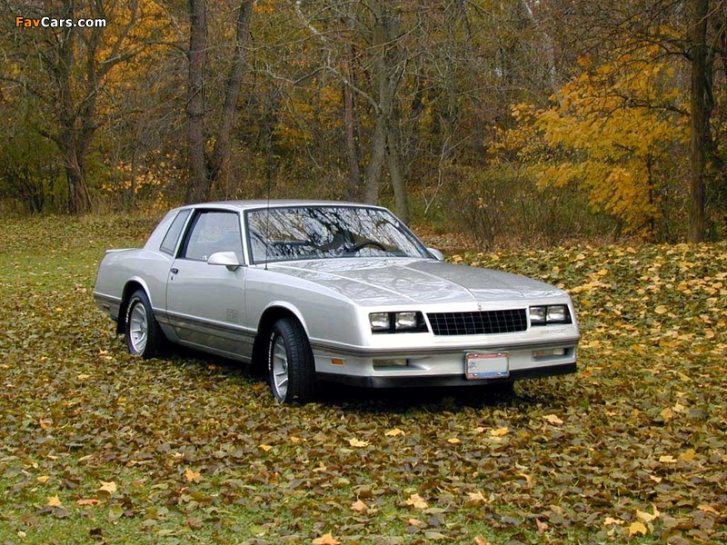 Photos of Chevrolet Monte Carlo SS 1986–88 (800 x 600)