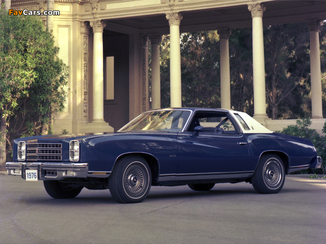 Pictures of Chevrolet Monte Carlo Landau Coupe 1976 (640 x 480)