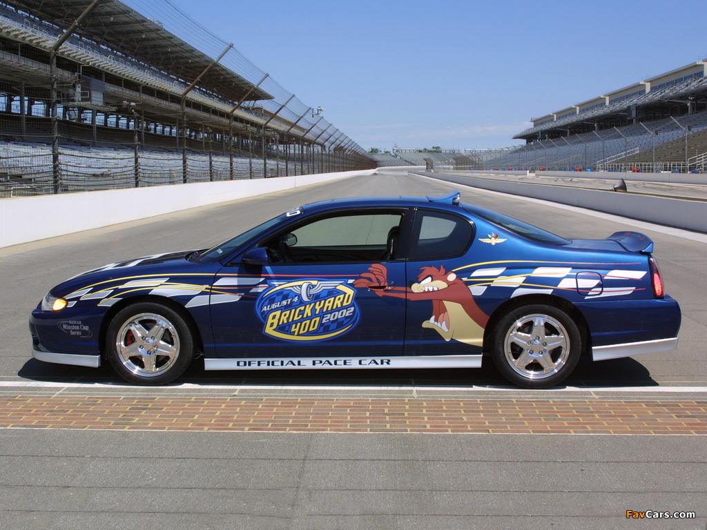Pictures of Chevrolet Monte Carlo Brickyard 400 Pace Car 2002 (1024 x 768)