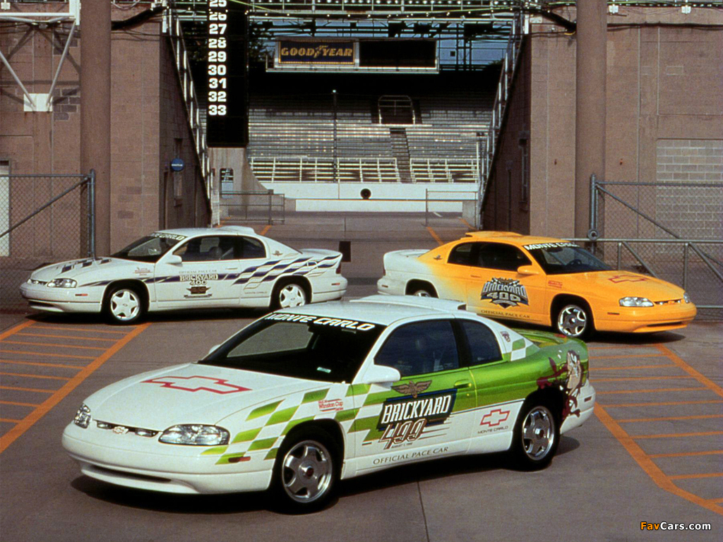 Pictures of Chevrolet Monte Carlo Brickyard 400 Pace Car 1997 (1024 x 768)