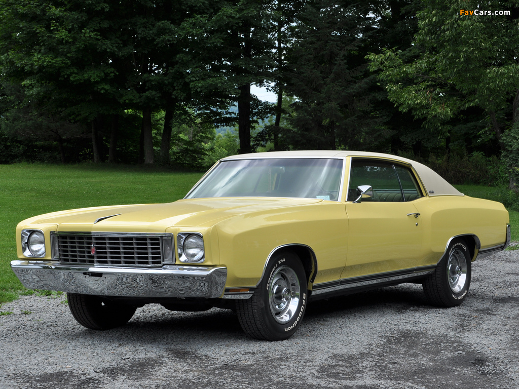 Chevrolet Monte Carlo 1972 wallpapers (1024 x 768)