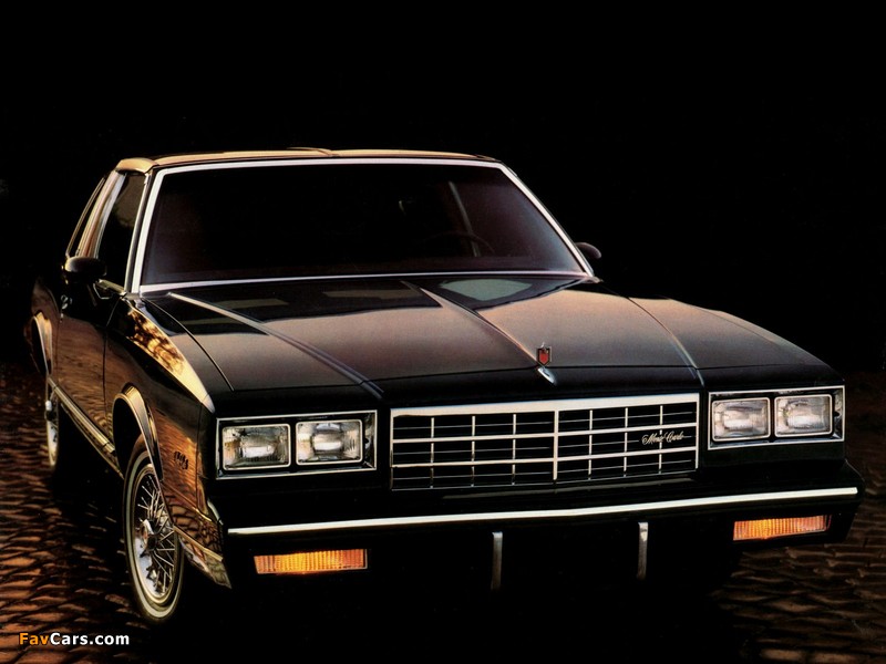 Chevrolet Monte Carlo T-Top 1981–85 wallpapers (800 x 600)