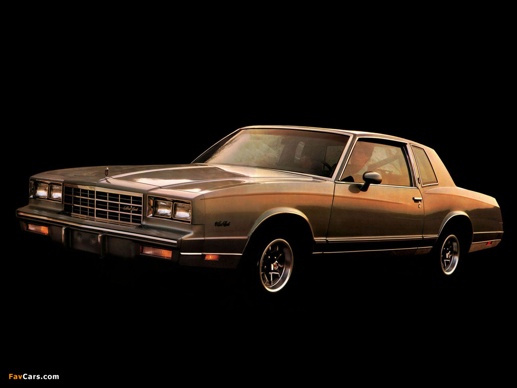 Chevrolet Monte Carlo 1981–85 wallpapers (1024 x 768)