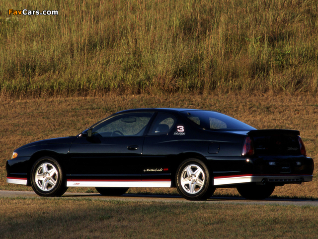 Chevrolet Monte Carlo SS Dale Earnhardt Signature Edition 2001–02 wallpapers (640 x 480)