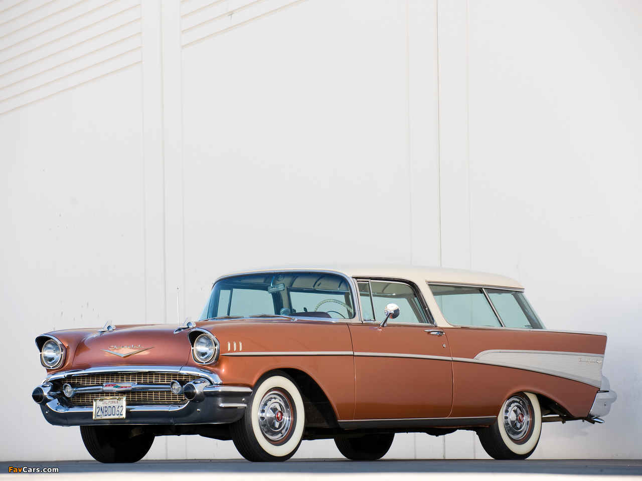 Chevrolet Bel Air Nomad (2429-1064DF) 1957 wallpapers (1280 x 960)