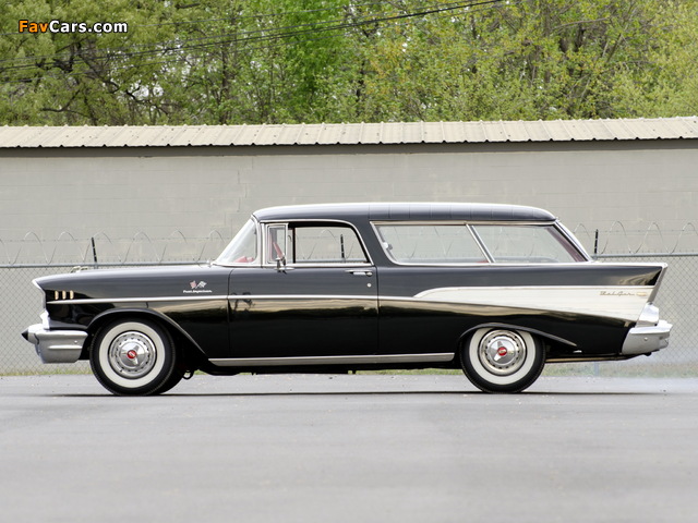 Chevrolet Bel Air Nomad (2429-1064DF) 1957 wallpapers (640 x 480)