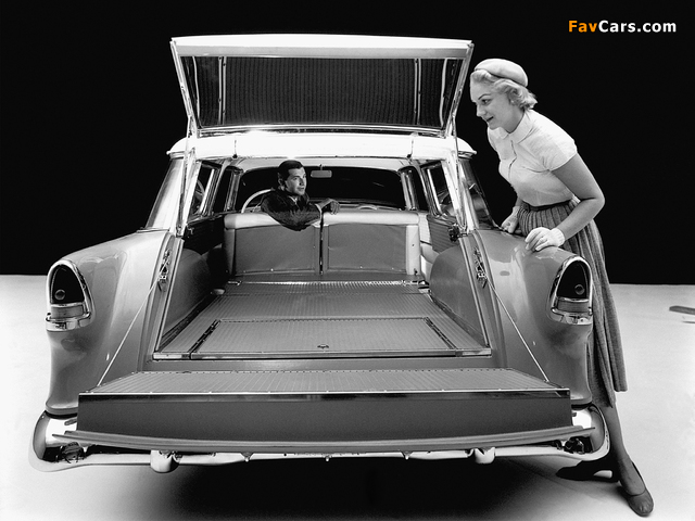 Images of Chevrolet Bel Air Nomad (2429-1064DF) 1955 (640 x 480)
