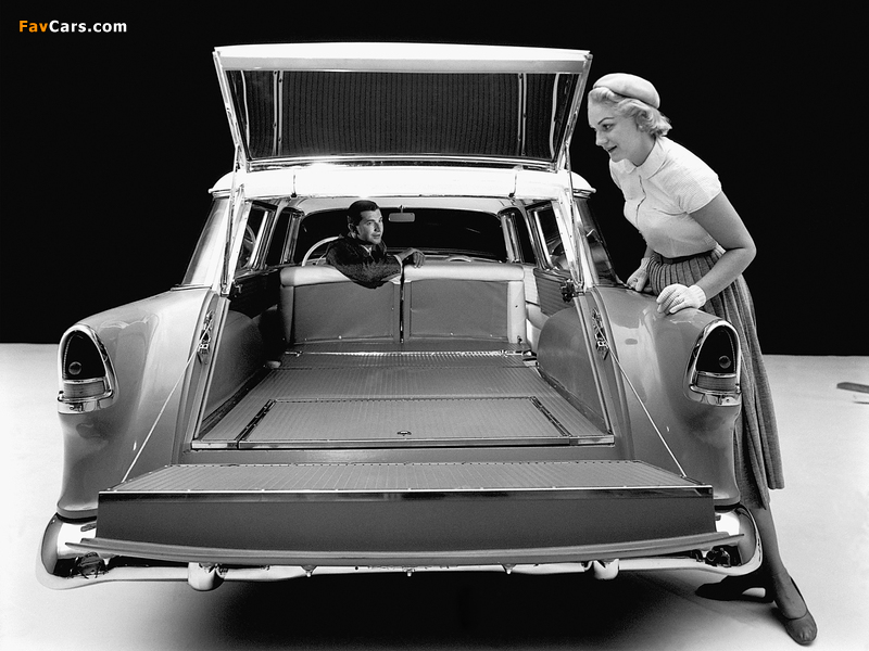 Images of Chevrolet Bel Air Nomad (2429-1064DF) 1955 (800 x 600)