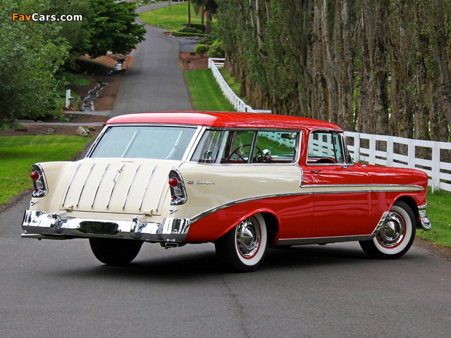 Pictures of Chevrolet Bel Air Nomad (2429-1064DF) 1956 (640 x 480)