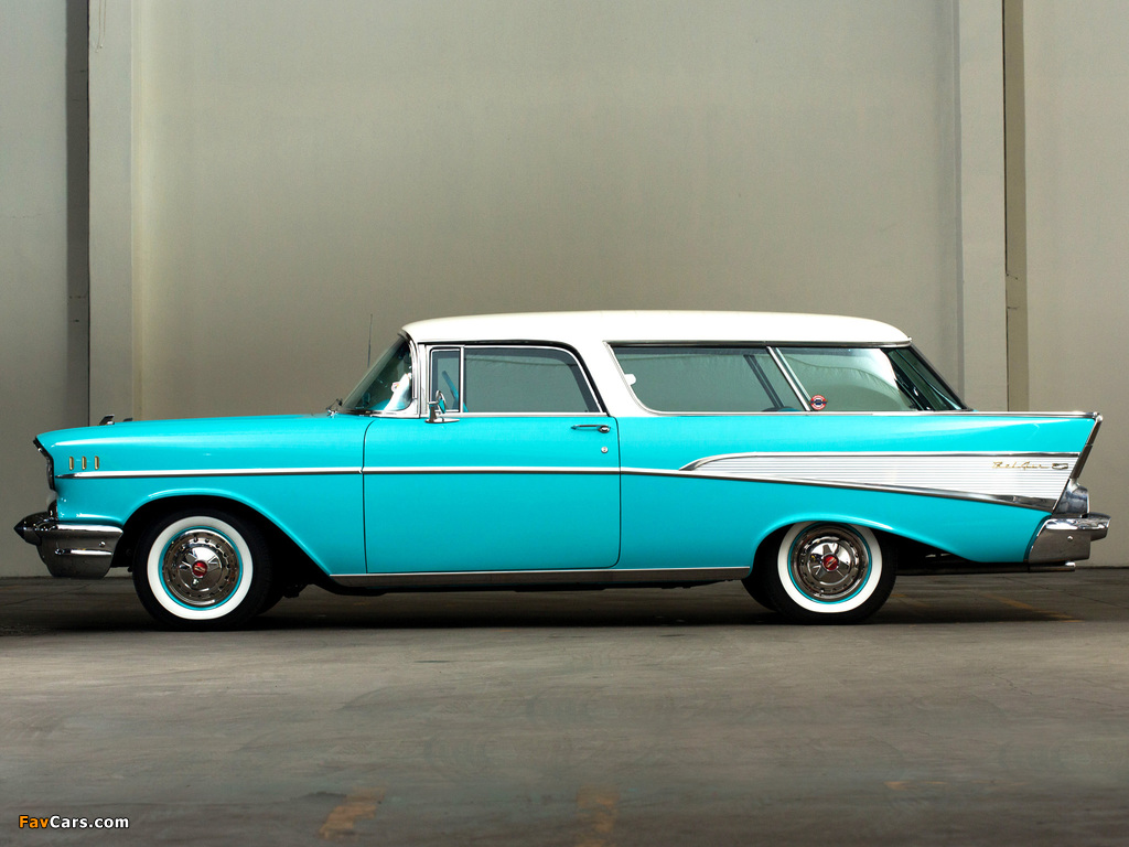 Pictures of Chevrolet Bel Air Nomad (2429-1064DF) 1957 (1024 x 768)