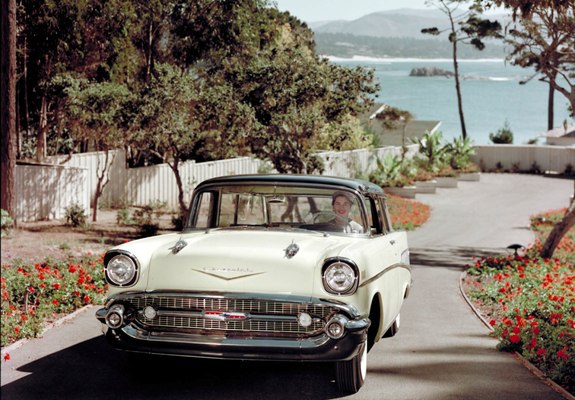 Chevrolet Bel Air Nomad (2429-1064DF) 1957 wallpapers