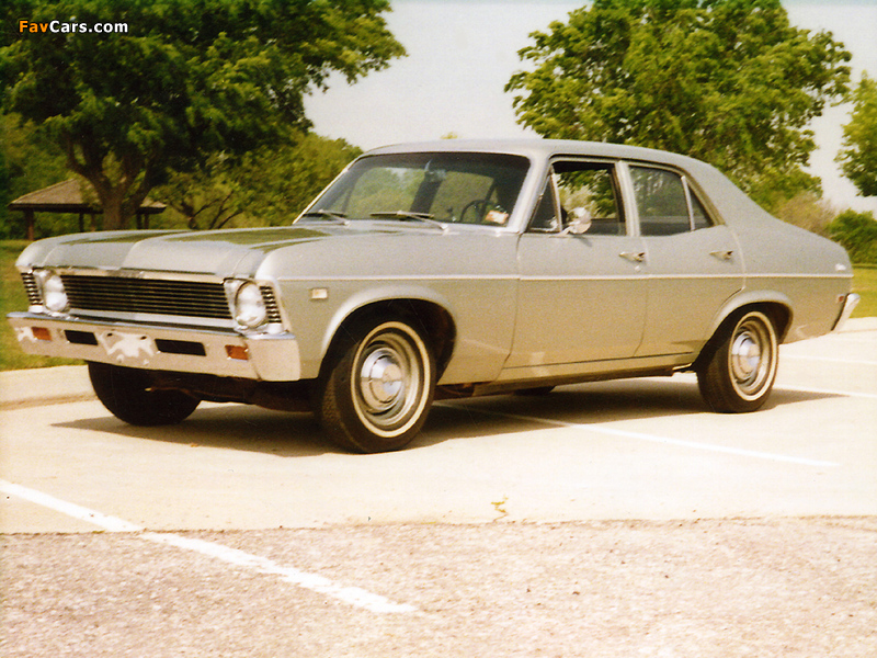 Chevrolet Nova Sedan (11169) 1968 photos (800 x 600)