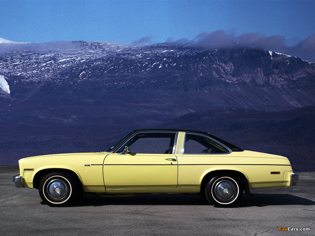 Chevrolet Nova Coupe 1975 pictures (1024 x 768)